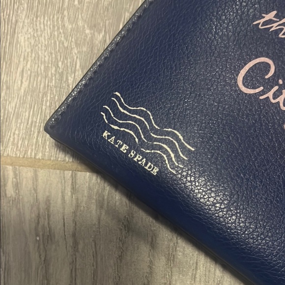 Kate Spade Blue Crossbody Bag with Textured Leather - Picture 3 of 5